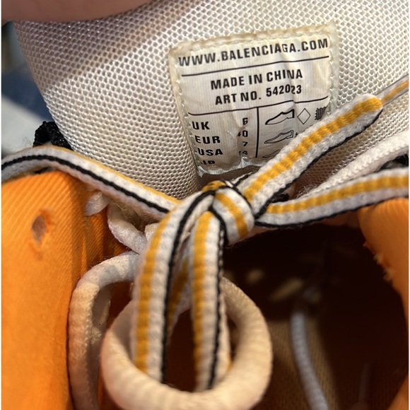 Balenciaga MEN'S TRACK SNEAKER IN WHITE Size 7 EU 40 - Picture 3 of 13